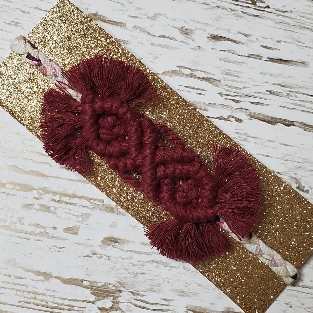 IVY MOUNTAIN CRAFTER Handmade Macrame Headband